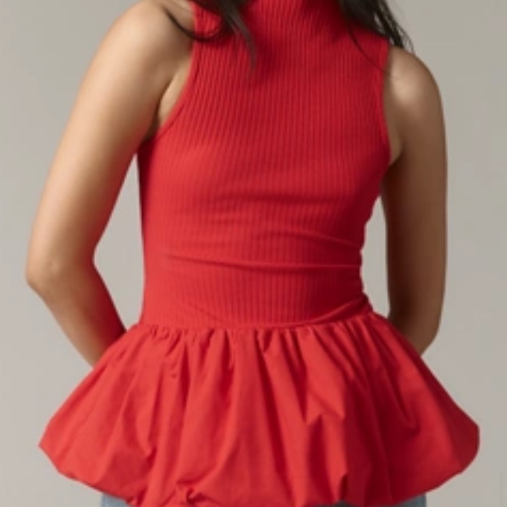 Red Top from Anthropologie